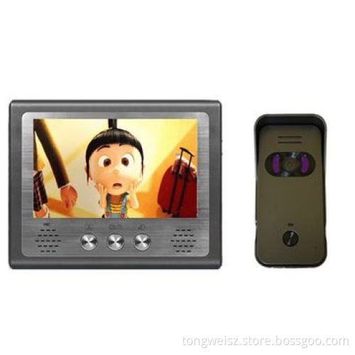 Surveillance systems, 7-inch TFT LCD screen, supports calling/monitoring/unlock/intercom/recordingNew